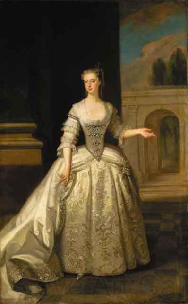 Enoch Seeman Portrait of Lady Caroline Darcy Spain oil painting art